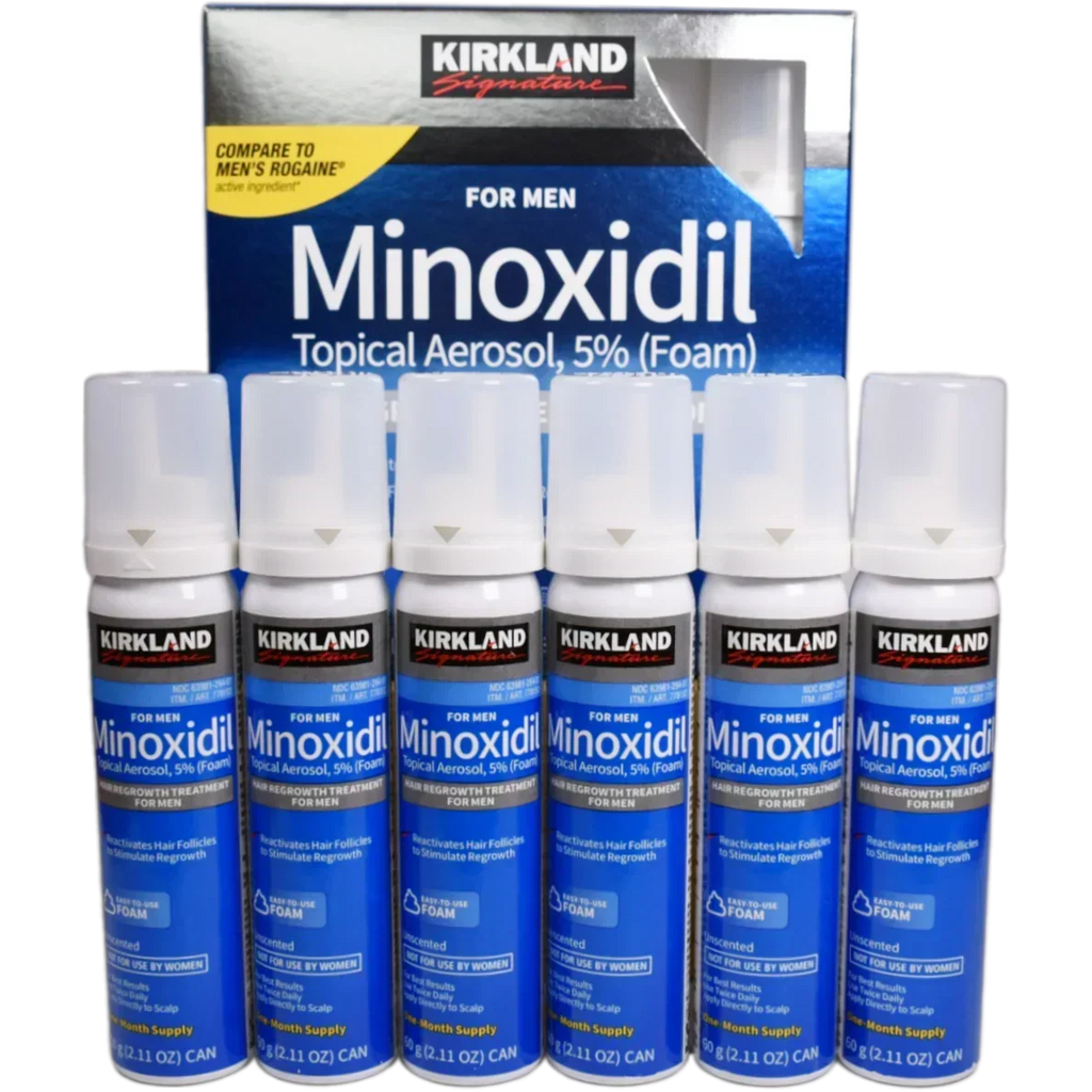MINOXIDIL FOAM KIRKLAND 60 ML x6