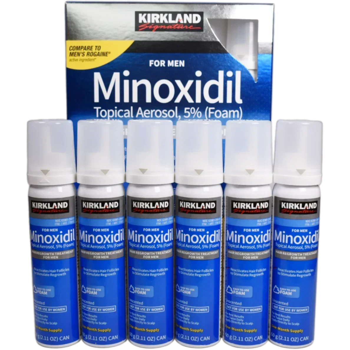 MINOXIDIL FOAM KIRKLAND 60 ML x6